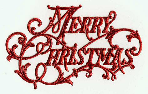 Merry_christmas_stylish_lettering_clip_art_picture | Christ the King Catholic Church - Detroit